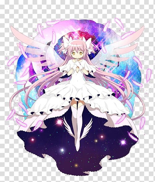 Madoka Kaname Homura Akemi Kyubey Sayaka Miki Magical girl, Madoka magica transparent background PNG clipart