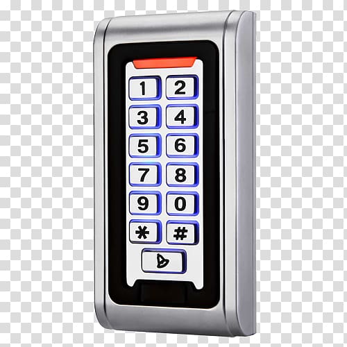 Access control Biometrics Security Wiegand interface System, security alarm transparent background PNG clipart
