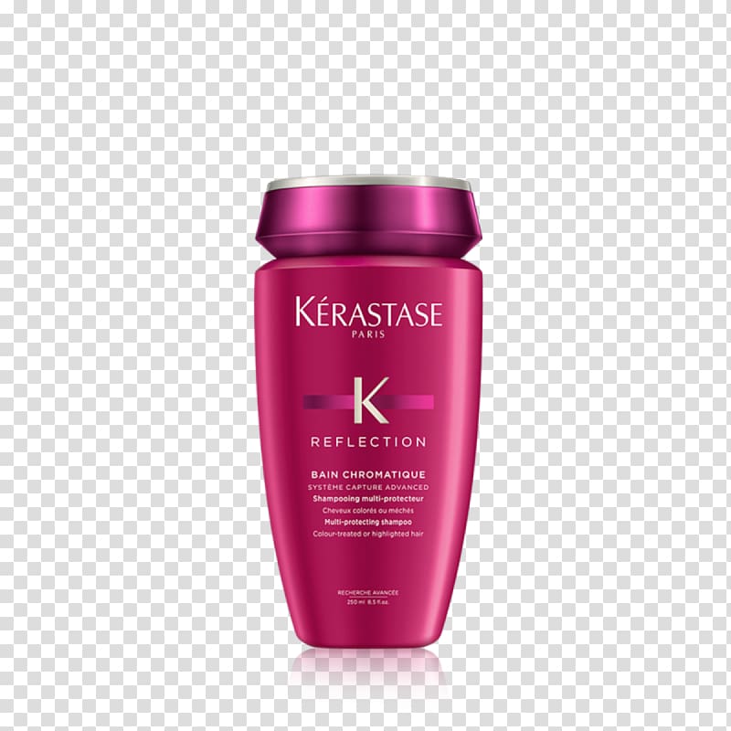 Kérastase Reflection Bain Chromatique Sulfate-Free Kérastase Réflection Bain Chroma Captive Kérastase Nutritive Masquintense Thick Kérastase Réflection Fluide Chromatique, shampoo transparent background PNG clipart