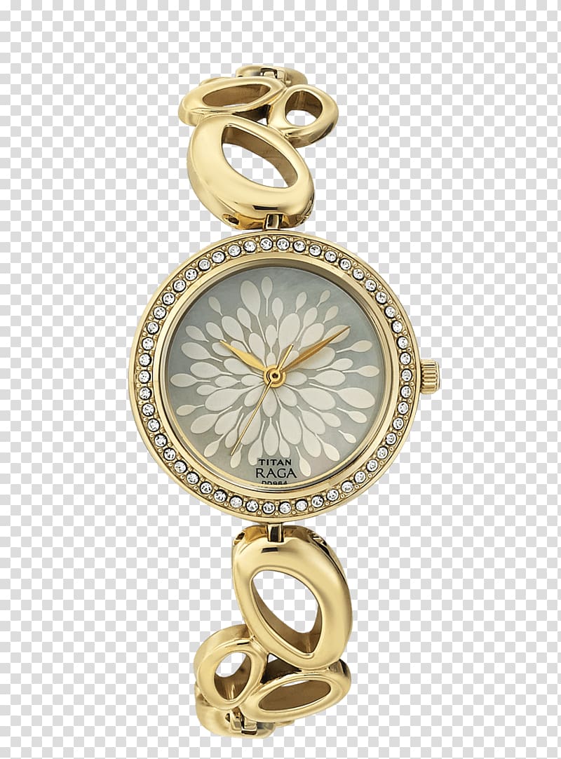 Analog watch Titan Company Locket Woman, watch transparent background PNG clipart