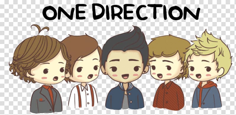 One Direction Anime Drawing Fan art Manga, one direction, manga, team,  fashion png | PNGWing