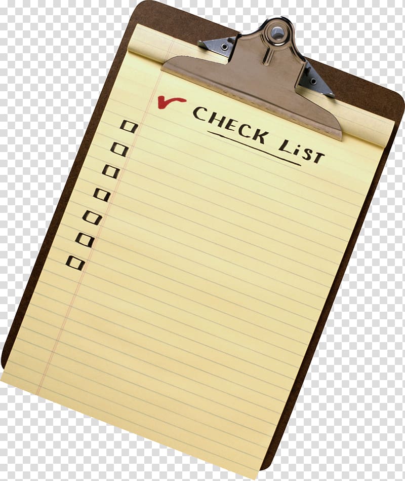 Preflight checklist Business Payroll tax Requirement, list transparent background PNG clipart
