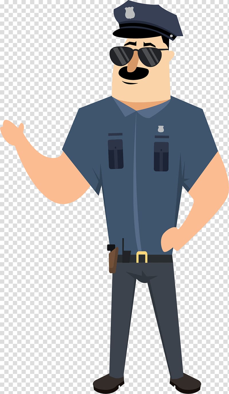 Cartoon Police Illustration, Cartoon cop transparent background PNG clipart