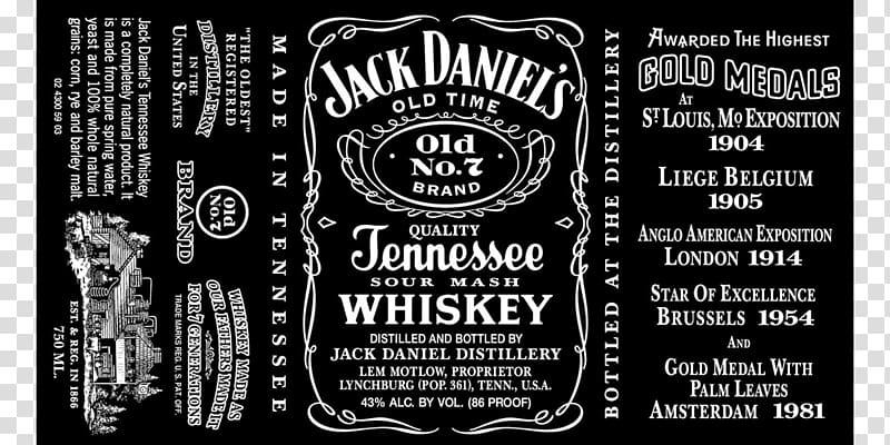 Jack Daniel\'s Lynchburg Tennessee whiskey Logo, jack daniels logo transparent background PNG clipart
