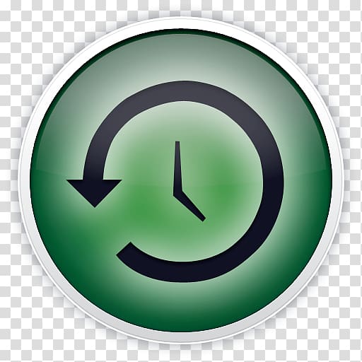 counter-clockwise , symbol green font, Time machine transparent background PNG clipart