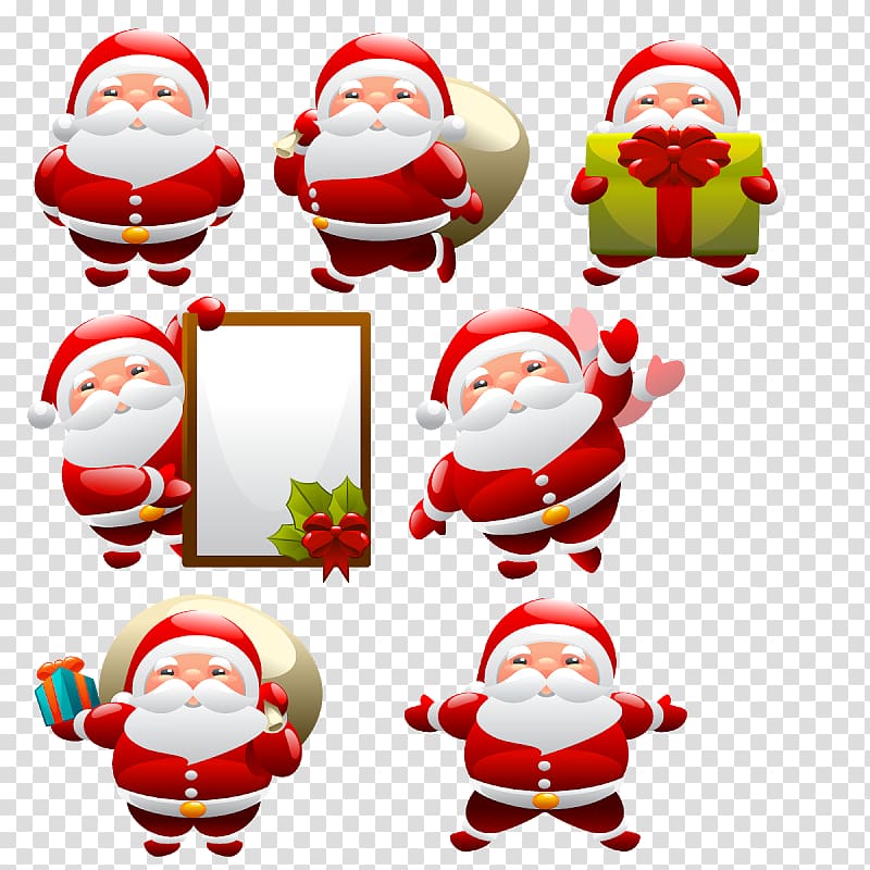 Santa Claus Christmas ornament Christmas Day graphics, M word transparent background PNG clipart