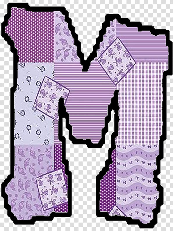 Letter Patchwork Alphabet Embroidery Handicraft, patchwork transparent background PNG clipart