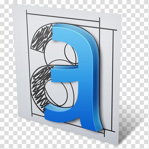 Typography Printing Web design Icon, A letter transparent background PNG clipart