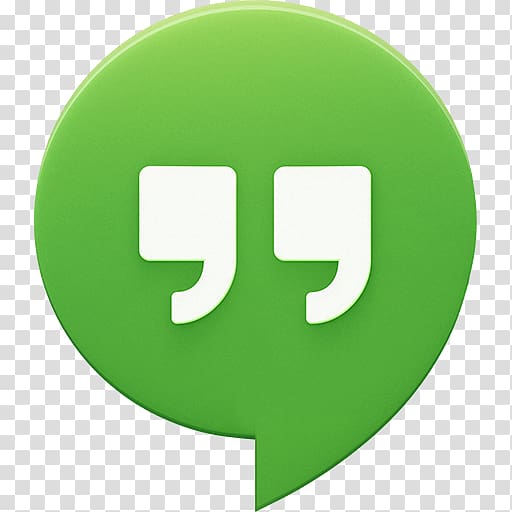 Google Hangouts G Suite Google Talk Videotelephony, talk transparent background PNG clipart