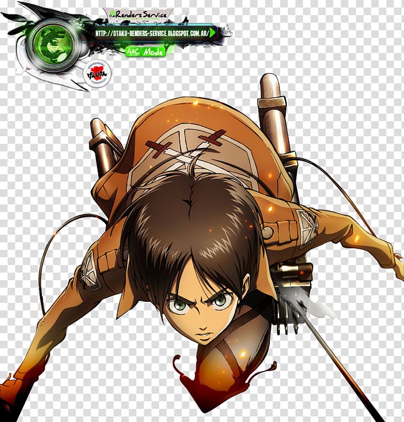 Eren Yeager Attack on Titan Poster Anime Jean Kirschtein, Anime transparent background PNG clipart