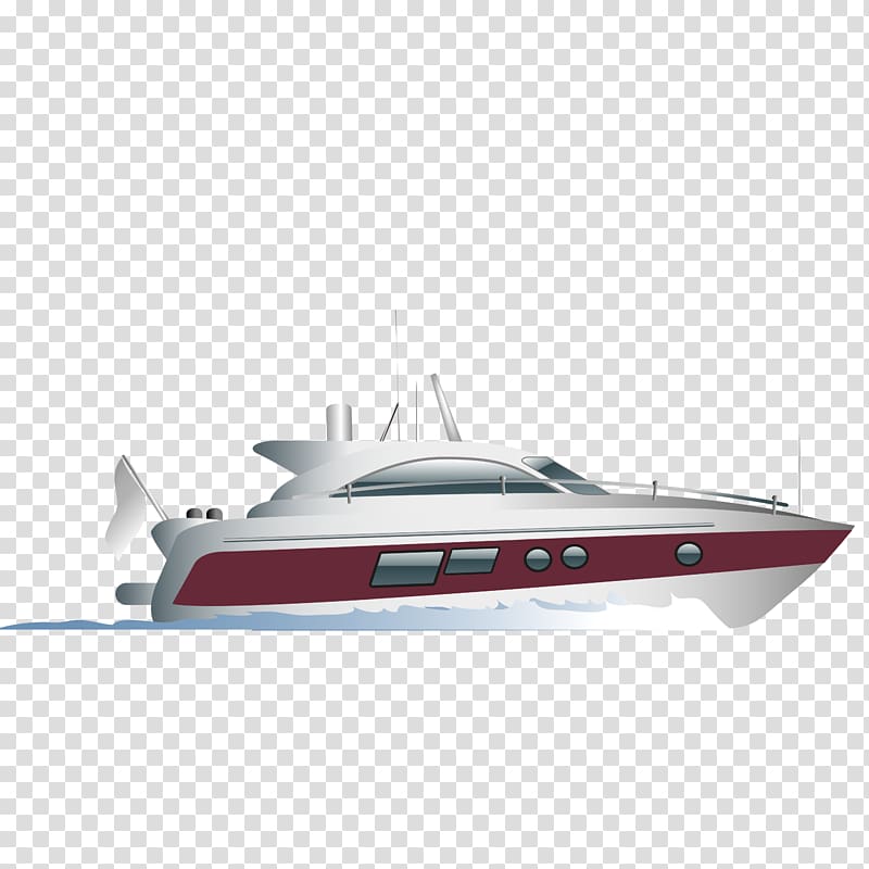Luxury yacht Ship, Ship material transparent background PNG clipart