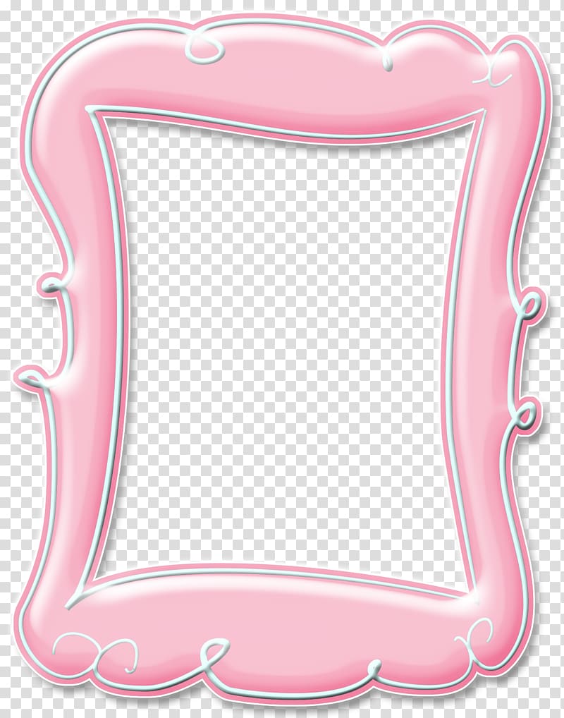 hand drawn sketch frame,pink border transparent background PNG clipart