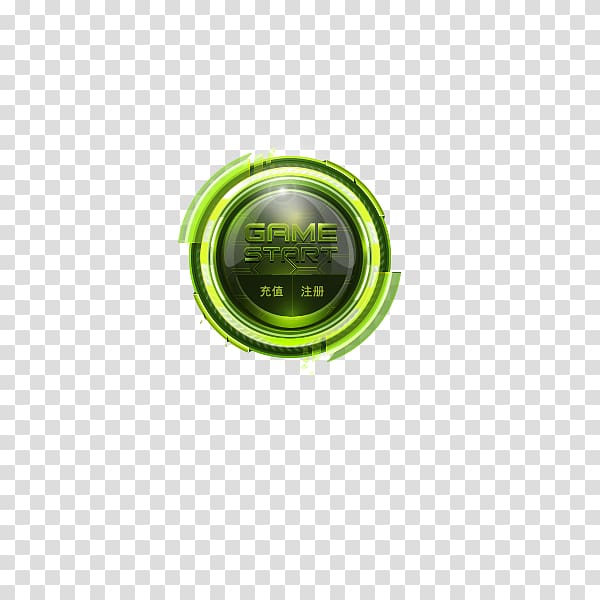 Button Graphical user interface Icon, Green Button Game transparent background PNG clipart