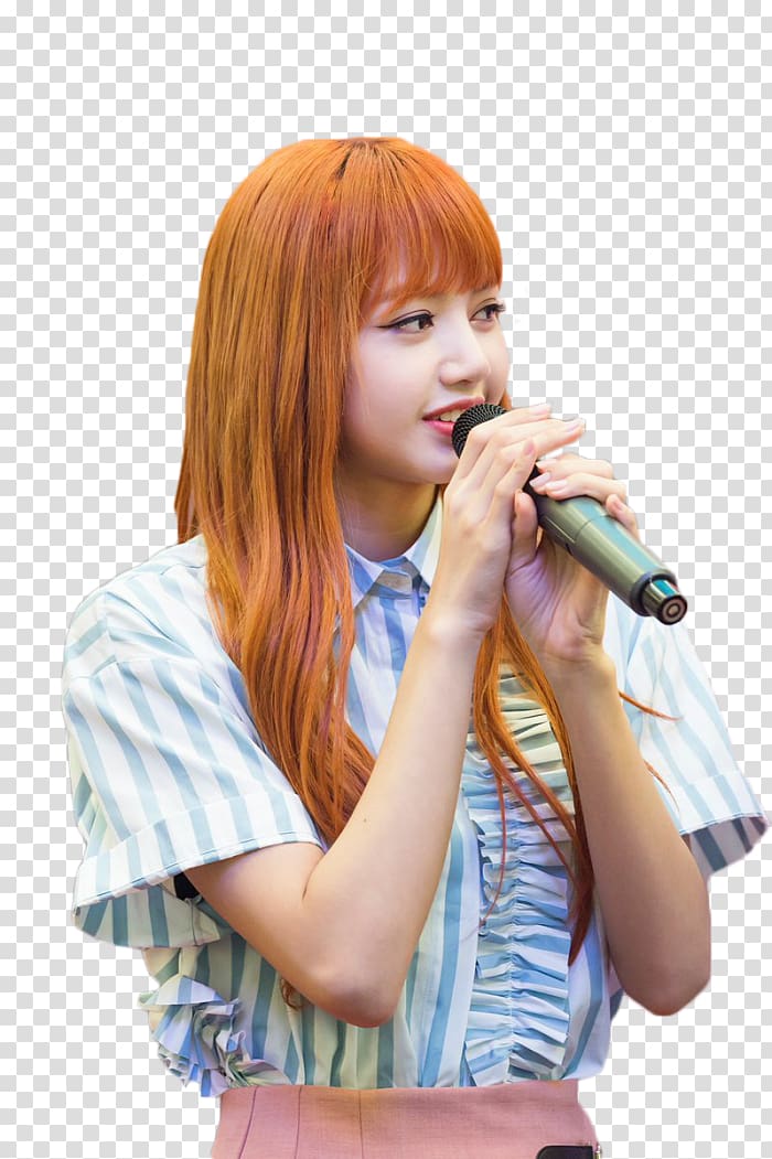 Lisa BLACKPINK K-pop Singer Microphone, microphone transparent background PNG clipart