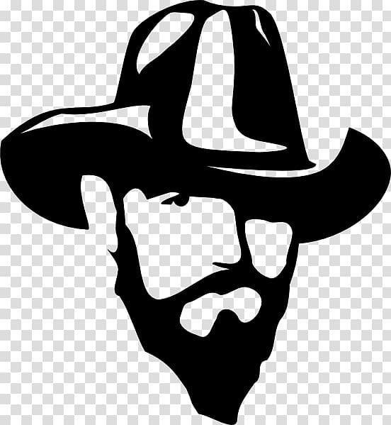 Cowboy Silhouette Drawing , Silhouette transparent background PNG clipart