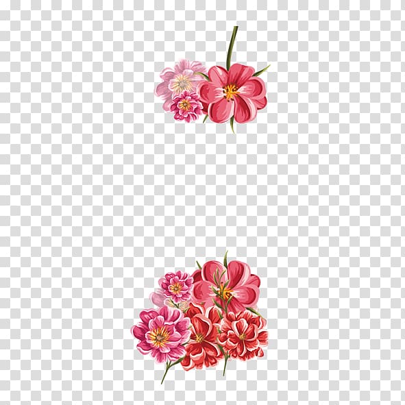 Floral design, Continental Floral Border FIG. transparent background PNG clipart