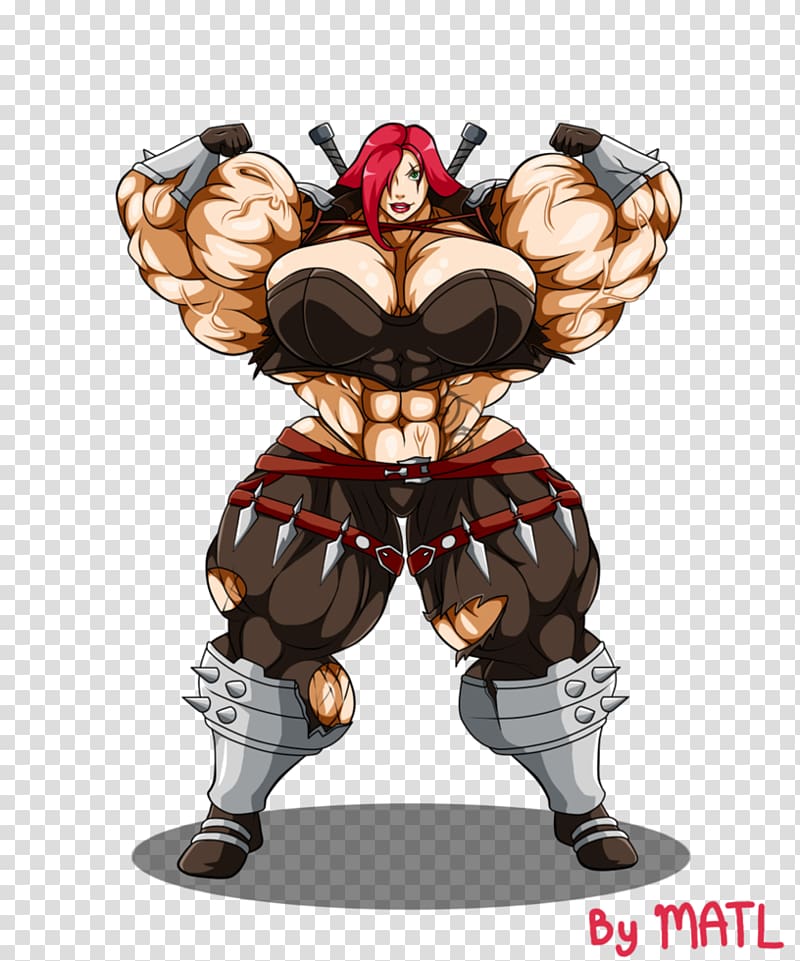 Muscle hypertrophy Harley Quinn, Katarina transparent background PNG clipart