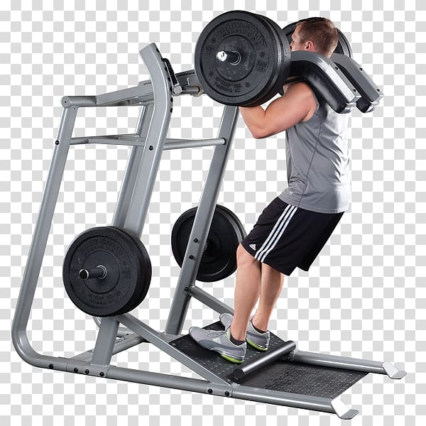 Squat Leg press Calf raises Leg extension Exercise machine, gym equipments transparent background PNG clipart