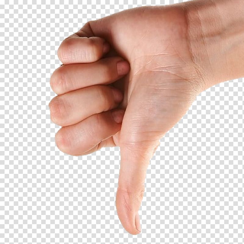 Thumb signal Gesture, Man\'s finger transparent background PNG clipart