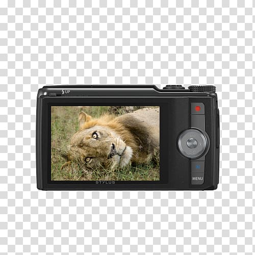 Olympus Stylus SH-50 IHS Digital Camera with 24x Optical Zoom and Point-and-shoot camera Olympus STYLUS SH-1, Camera transparent background PNG clipart