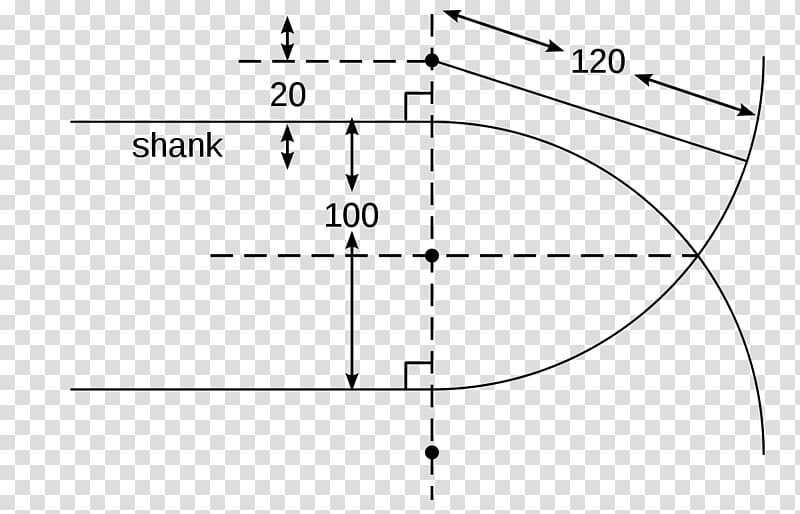 Ogive Sears–Haack body Nose cone Line Angle, line transparent background PNG clipart