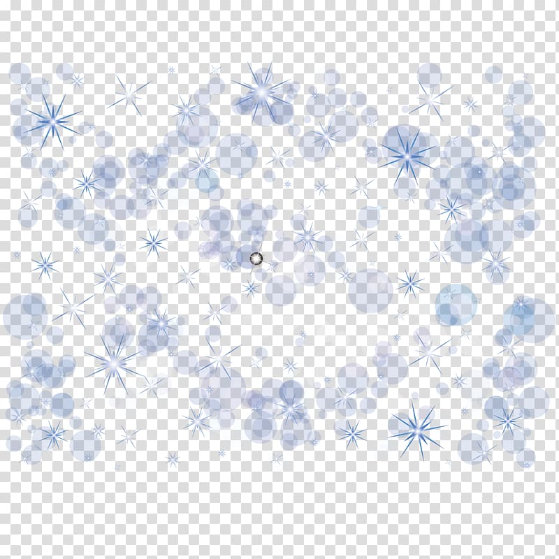 Blue Sky Pattern, Blue glowing stars transparent background PNG clipart