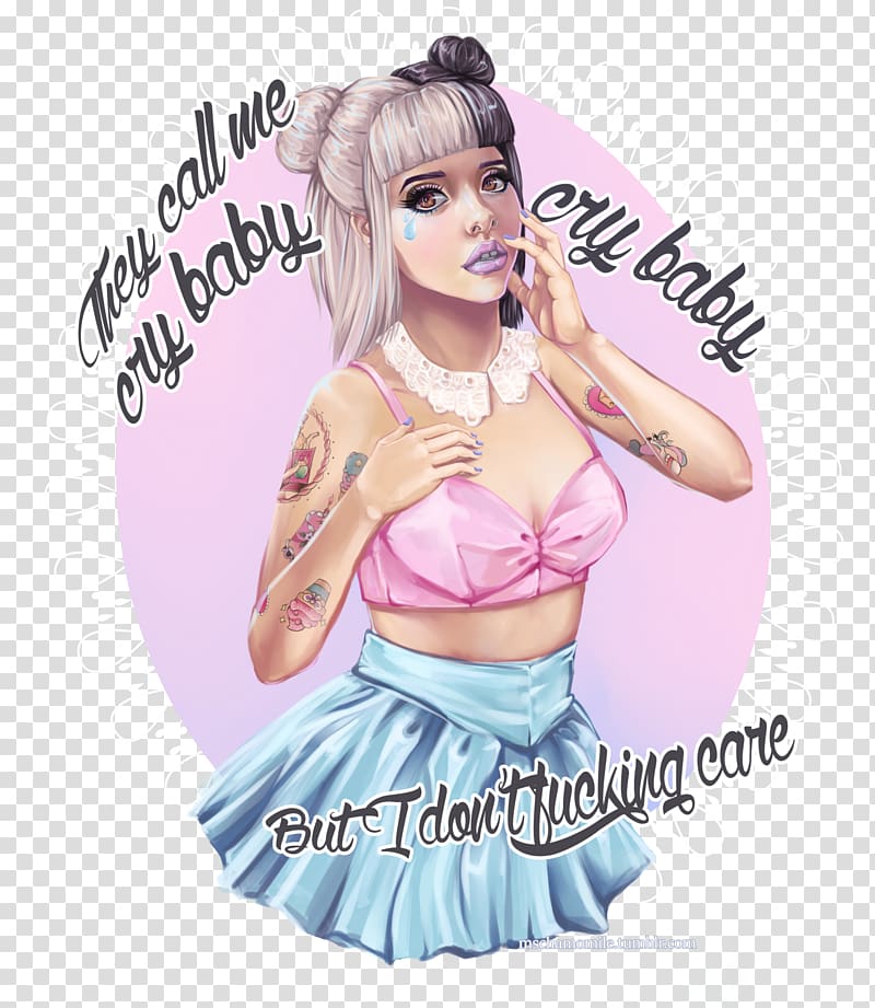 Melanie Martinez Cry Baby Fan art Drawing, chamomile leaf transparent background PNG clipart