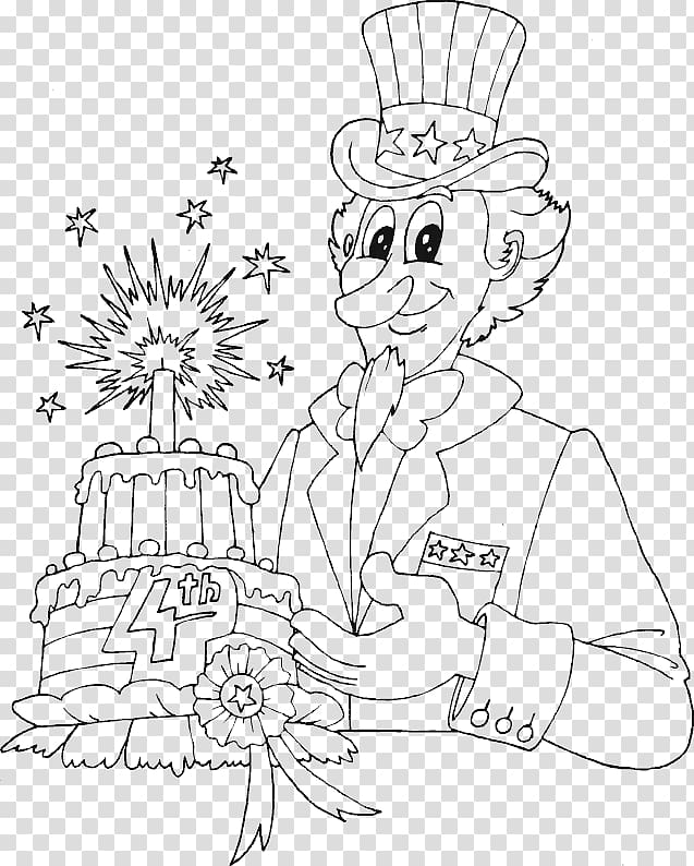 Independence Day Coloring book Uncle Sam United States Child, uncle transparent background PNG clipart
