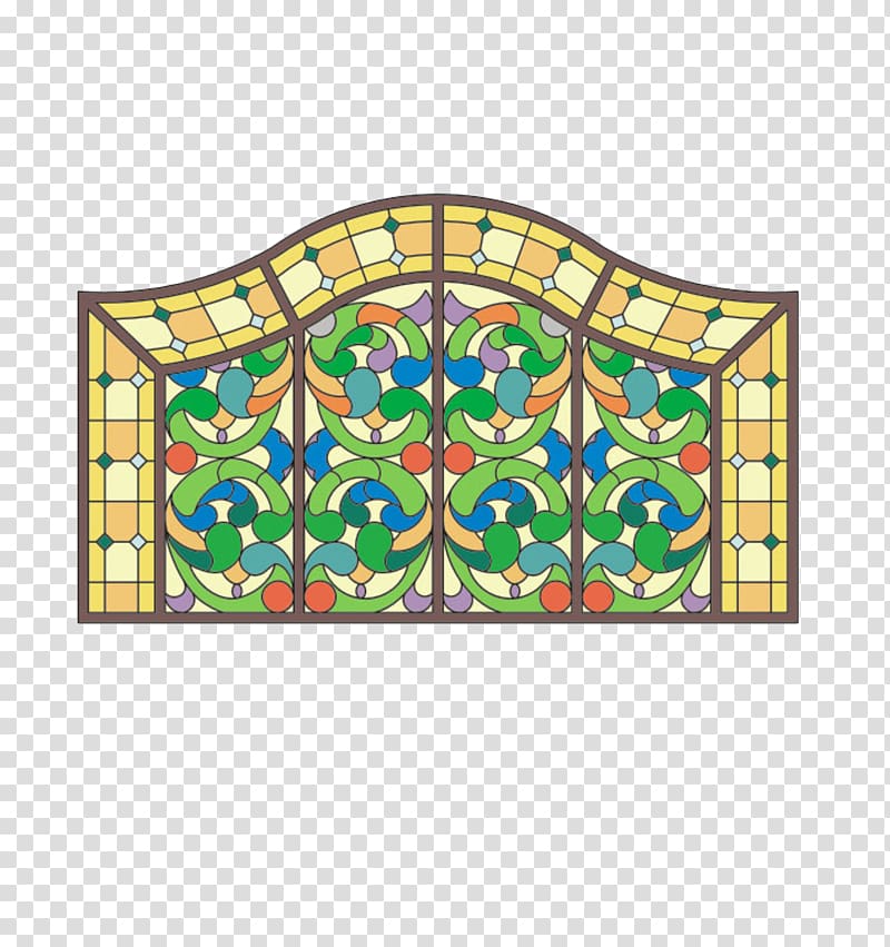 Stained glass, Church glass transparent background PNG clipart