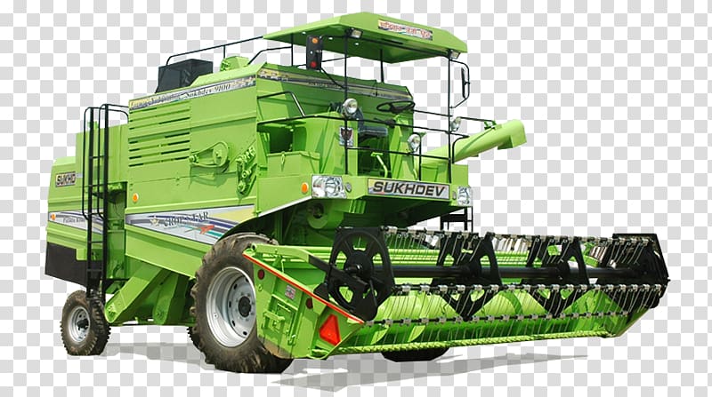 Machine Agriculture Tractor Motor vehicle, Combine Harvester transparent background PNG clipart