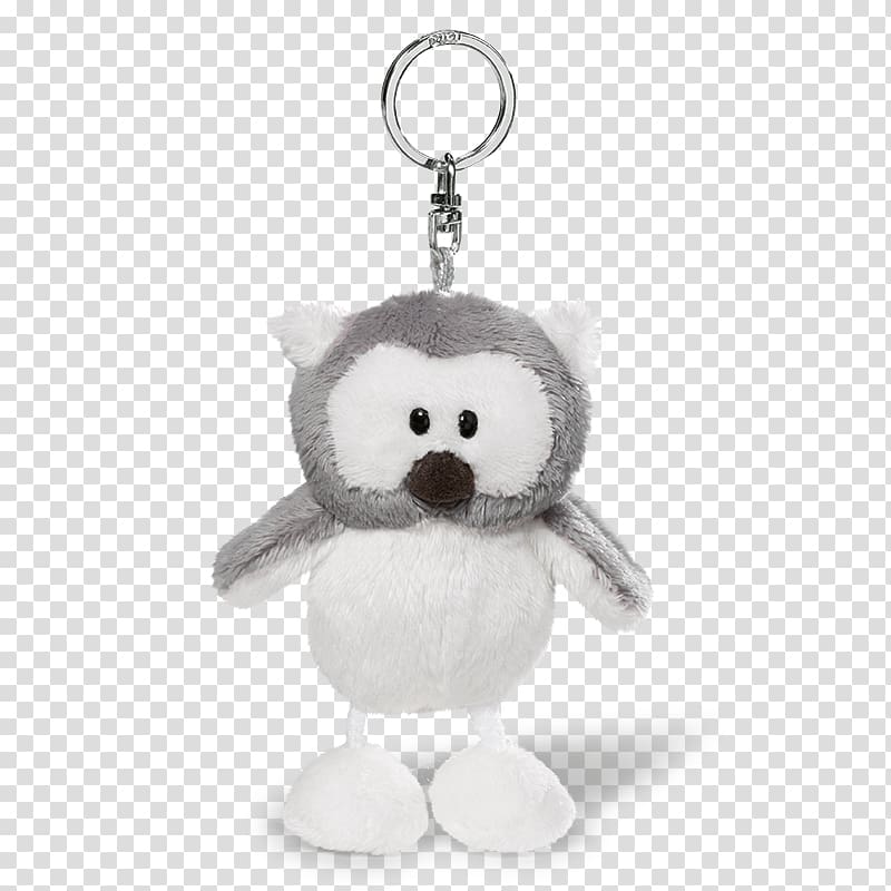 Snowy owl Stuffed Animals & Cuddly Toys Key Chains, Snowy Owl transparent background PNG clipart
