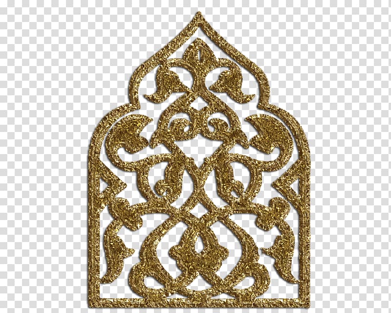 Islamic Design Islamic geometric patterns Visual design elements and principles, door Gold transparent background PNG clipart