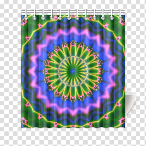 Kaleidoscope Symmetry Purple Dye Pattern, GREEN CURTAIN transparent background PNG clipart