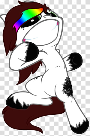 Dog Horse Character , Get Ready transparent background PNG clipart thumbnail