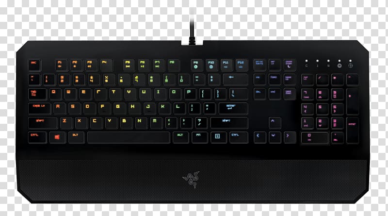 Computer keyboard Computer mouse Razer DeathStalker Chroma Gaming keypad, Computer Mouse transparent background PNG clipart