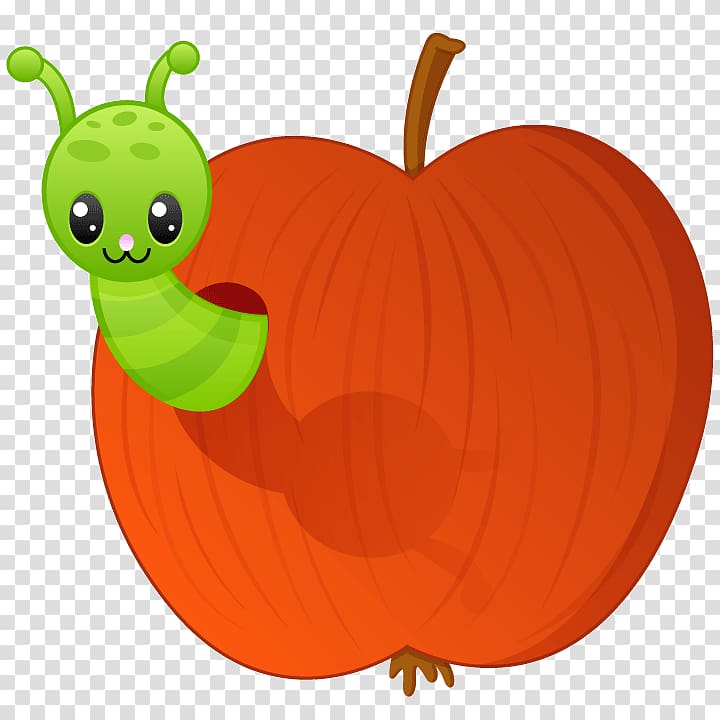 Jack-o'-lantern Worm Calabaza Winter squash , Computer transparent background PNG clipart