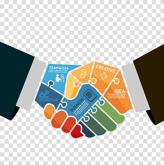 person handshaking illustration, Business Infographic, Excellent team transparent background PNG clipart