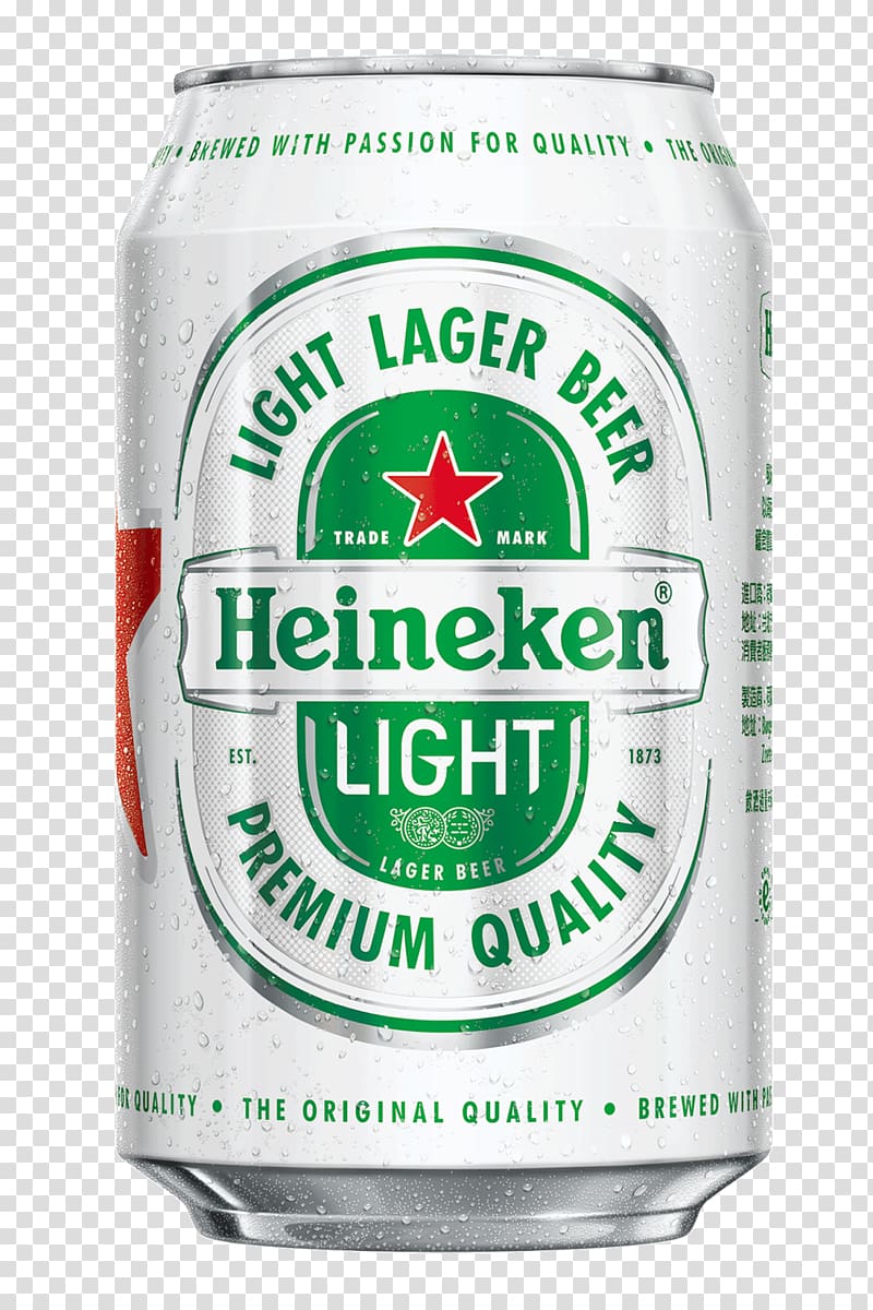 Beer Heineken International Alcoholic drink Heineken Premium Light, beer transparent background PNG clipart