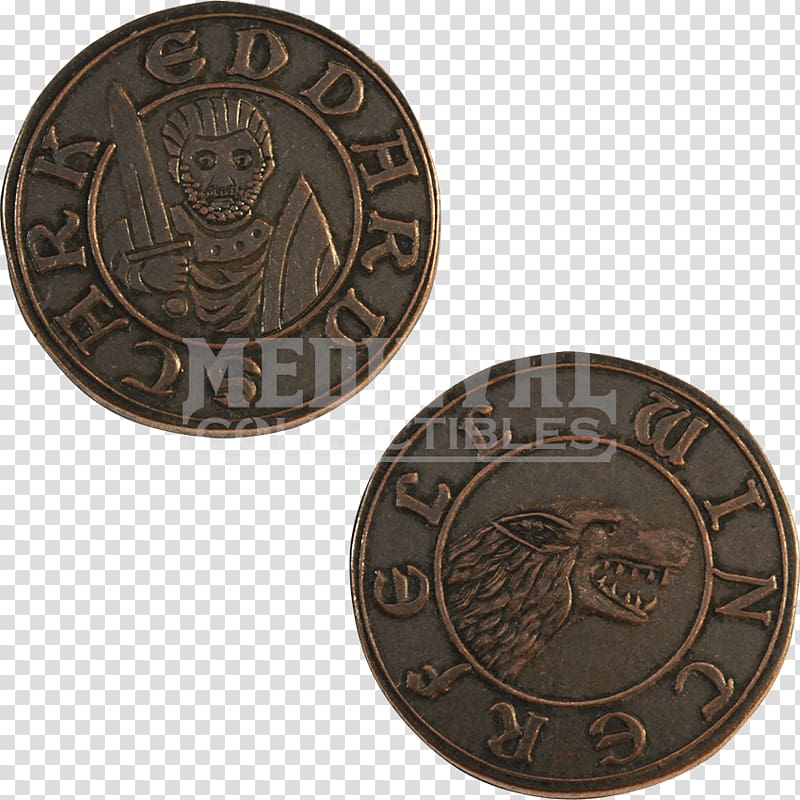 Eddard Stark Coin A Game of Thrones Khal Drogo Balon Greyjoy, Coin transparent background PNG clipart