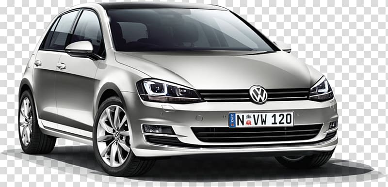 Compact car Europcar Volkswagen Golf Car rental, Volkswagen transparent background PNG clipart