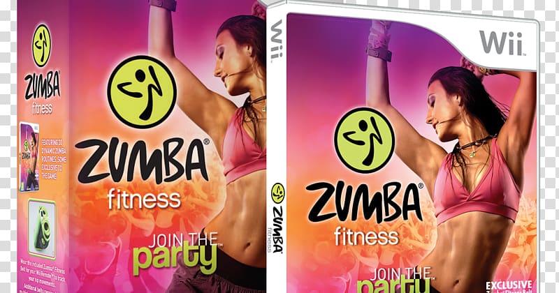 Zumba Fitness Core Wii Zumba Fitness: World Party Zumba Fitness 2, Zumba Fitness transparent background PNG clipart
