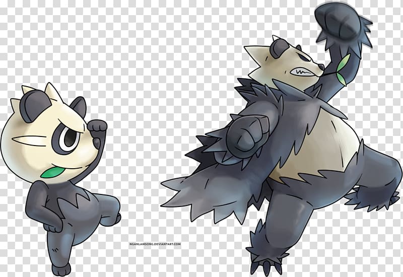Pokémon X and Y Pancham Pangoro Pokémon Diamond and Pearl Delcatty, others transparent background PNG clipart