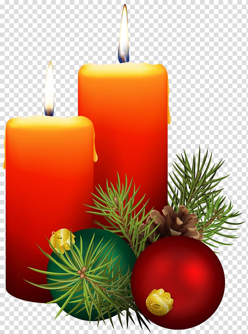 file formats Lossless compression, Christmas Candles transparent background PNG clipart