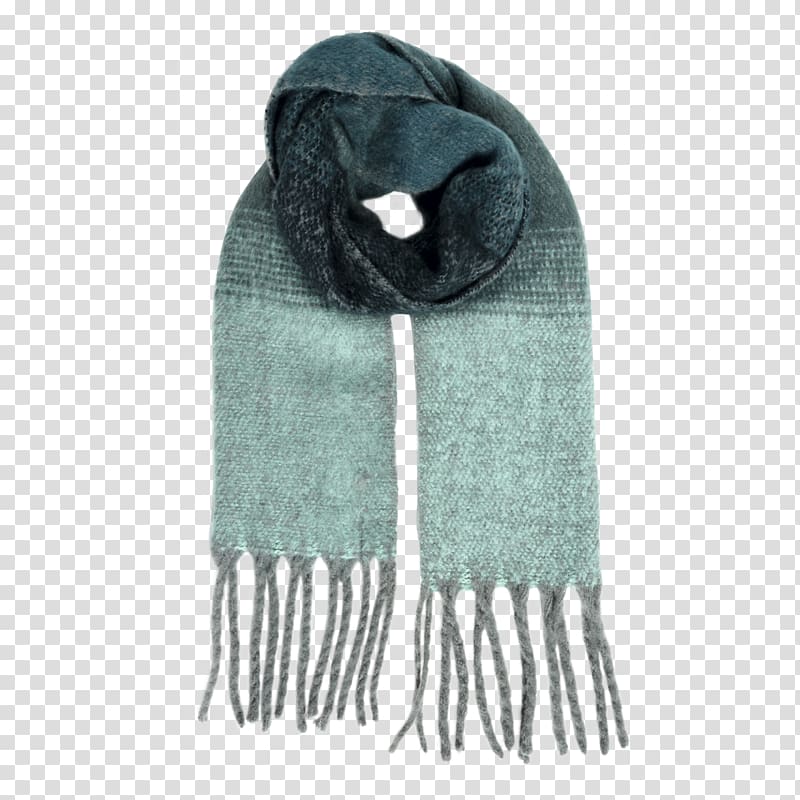 Scarf Cashmere wool Clothing Accessories Blue, green scarf transparent background PNG clipart