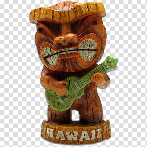 Tiki Figurine Esprit des iles Textile Cotton, hawaiian tiki transparent background PNG clipart