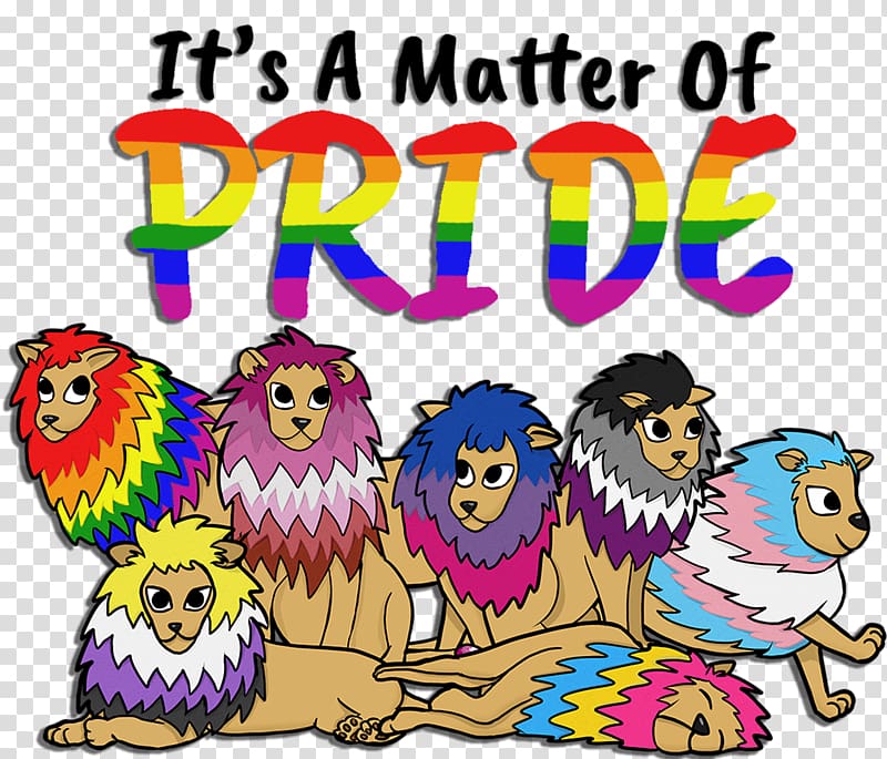 Gay pride Pansexual pride flag Pride parade Pansexuality Bisexuality, pride of lions transparent background PNG clipart