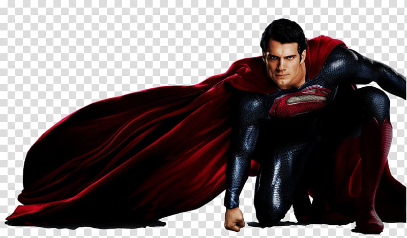 Henry Cavil as Superman, Superman On Ground transparent background PNG clipart