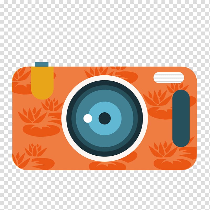 Digital Cameras, orange camera transparent background PNG clipart Digital Cameras, orange camera transparent background PNG clipart