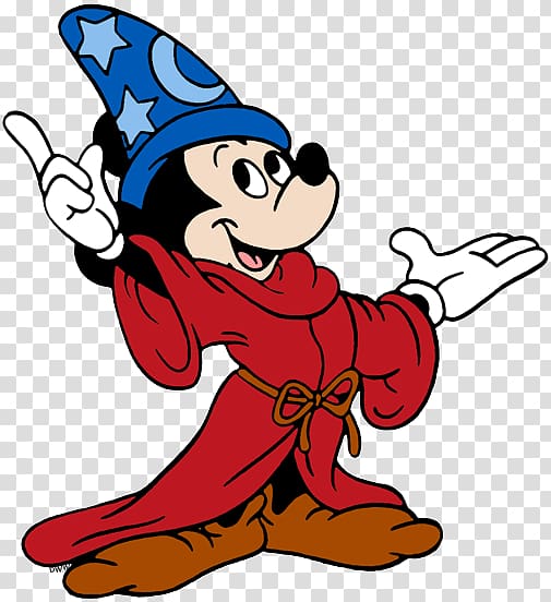 Mickey Mouse Sorcerer\'s Hat Minnie Mouse Epic Mickey The Sorcerer\'s Apprentice, mickey mouse transparent background PNG clipart