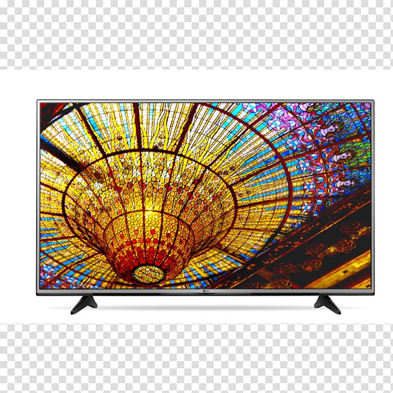 Ultra-high-definition television 4K resolution LED-backlit LCD Smart TV, lg transparent background PNG clipart